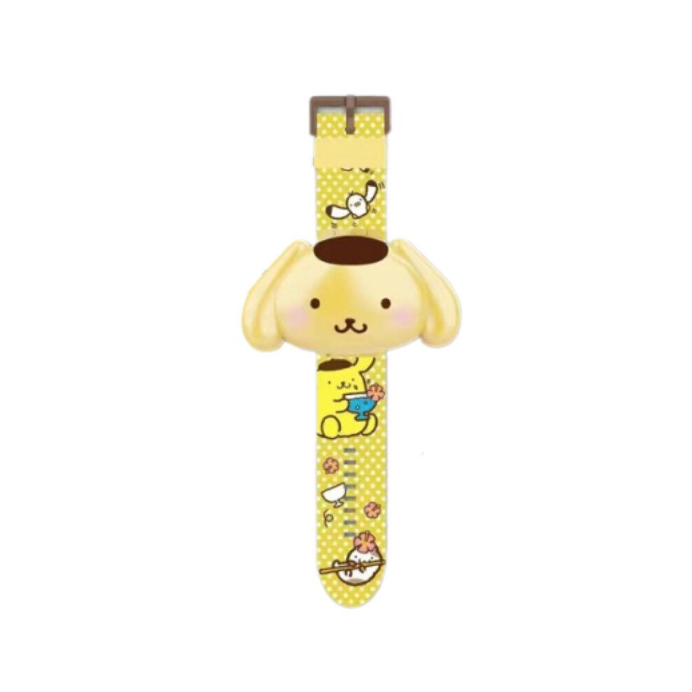 (Purin) Melody Sanrio Kuromi Stellalou Cartoon Watch Projection Puzzle Gifts Toys Kids
