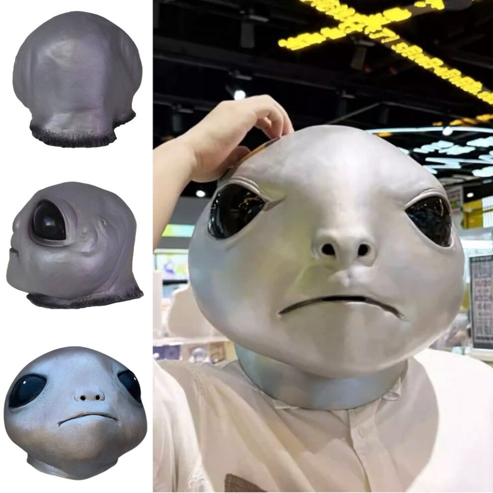 Ring Elden Albinauric Mask Latex Halloween Cosplay Horror Headgear Party Event