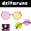 Glasses Spamton Deltarune Gaming Anime Peripheral Black Cosplay Eyeglass Frame 5