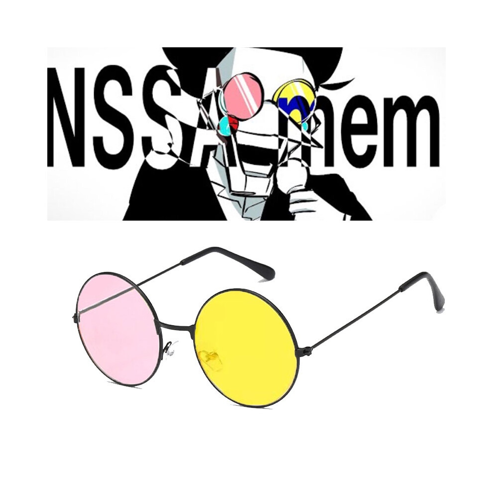 Glasses Spamton Deltarune Gaming Anime Peripheral Black Cosplay Eyeglass Frame