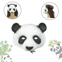 Cute Panda Pu Mask Halloween Easter Cosplay Makeup Party Events Festivals Props