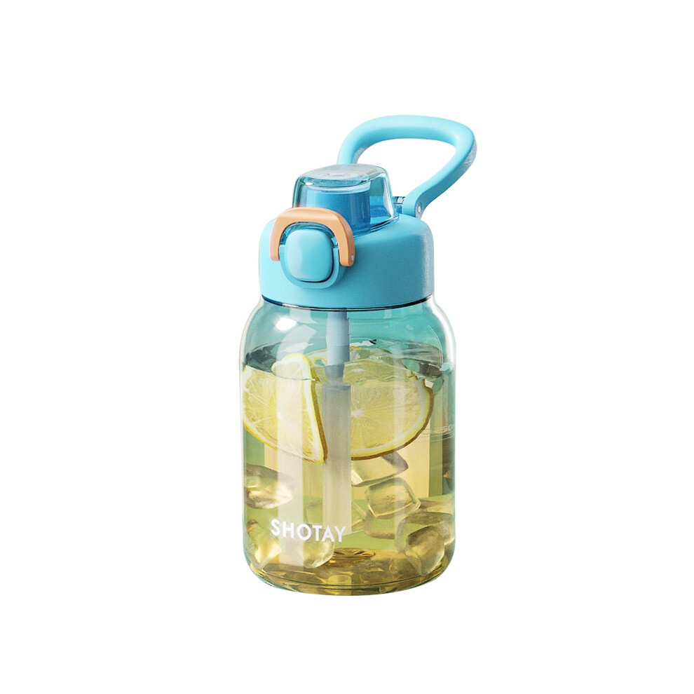 (Green, 700ml) Gradual Capacity Large Change Plastic Cup Sports Large Bottle Portable Water-image-OPC-PGWMMJS-NEW