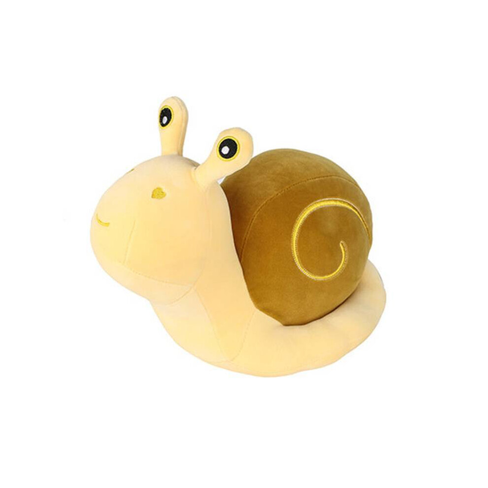 (, 38Cm) Cartoon Plush Snail Toy Reptile Doll Stuffed Pillow Animal Birthday Gift Kids Yellow