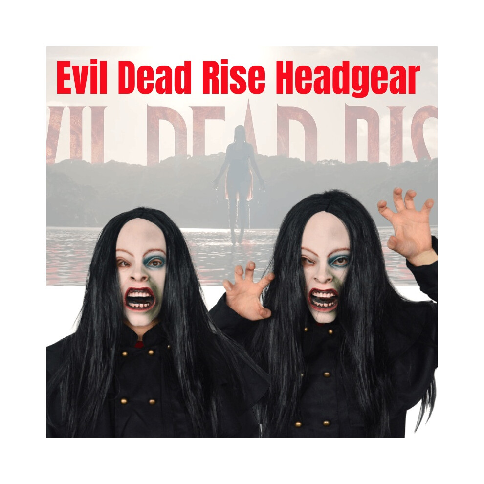 Evil Rise Dead Horror Woman Headgear Cover Artificial Skin Mask Props Cosplay-image-OPC-PGWMP9J-NEW