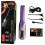 (Purple) Split Hair Ends Trimmer Charging Portable Convenience Versatile Lightweight 1