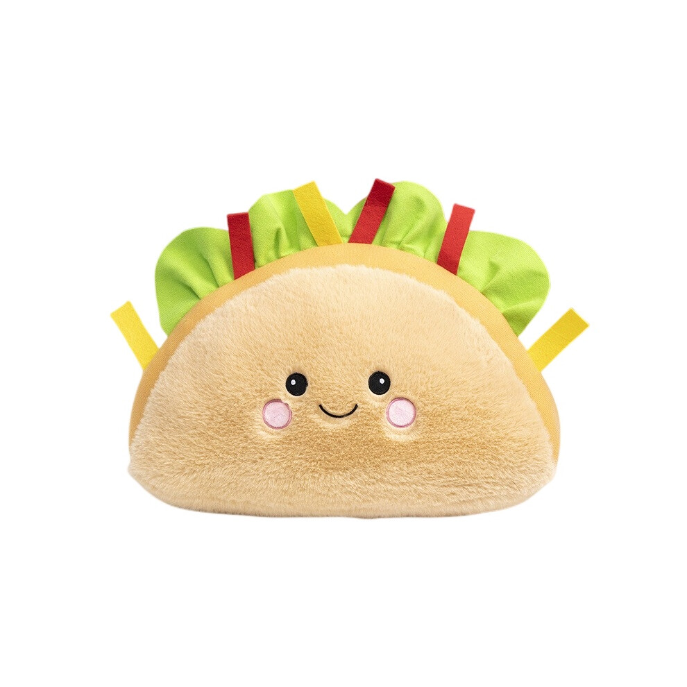 (Taco, L) Food Drinks Plush Toys Cartoon Pillow Fries Pizza Taco Gifts Decoration Cushion-image-OPC-PGWMQ7M-NEW