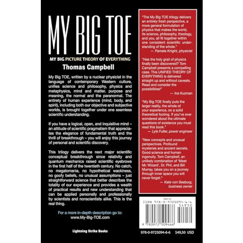 My Big Toe: A Trilogy Unifying Philosophy, Physics, and Metaphysics: Awakening, Discovery, Inner Workings 1