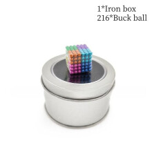 (3mm 216Pcs) Or 5mm 3mm Blocks Buck Ball Education Toy Magnetic Toy Puzzle Decompression