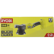 RYOBI - 18V ONE+ - Kiillotuskone - heilahdusläpimitta 8 mm - alusta 125 mm + 3 alustaa (kiillotus - hionta - viimeistely) - R18P-0