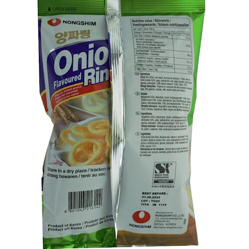 Nong Shim Pack de 20 Beignets Oignon 50 g 1