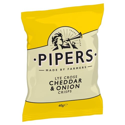 Pipers Chips Saveur Cheedar & Onion 40G - Lot de 24 2