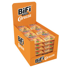 BiFi Carazza Original Lot de 30 mini pizzas ? emporter, 30 x 40 g, pour les d?placements, le bureau et la pause d?jeuner, avec salami, sauce ? pizza e
