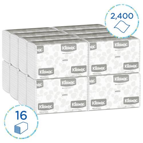 Kleenex Kleenex hand towels, White 1