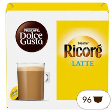 Nescaf? Dolce Gusto Ricor? Latte - Caf? - 96 Capsules (Pack de 6 bo?tes x 16)
