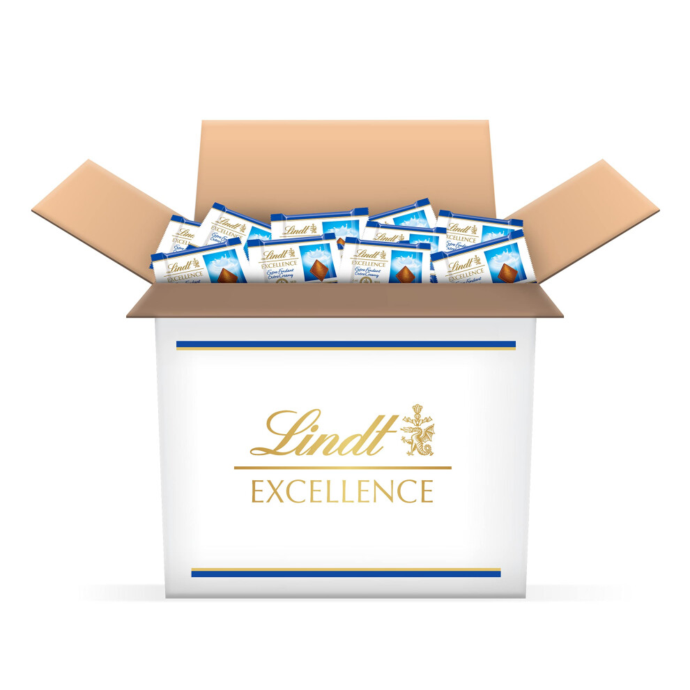 Lindt - Bo?te Mini Carr?s EXCELLENCE - Chocolat au Lait, 1,1kg
