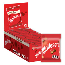 MALTESERS - Grand Format de 24 sachets de 68g de Bonbons chocolat au lait c?ur croquant