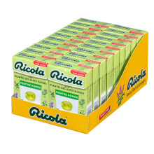 Ricola - 20 Bo?tes de 50 g - Bonbons aux Plantes Suisses - Parfum Menthe Pomme - Rafra?chissant - sans Sucres