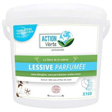 ACTION VERTE Action Verte Tablettes Lessive Linge Parfum?es Ecocert - 3,2 kg