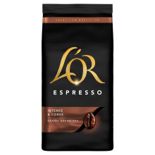 L'OR, 3Kg Caf? en Grains Espresso, 100% Arabica, Intensit? 8, 6x500g