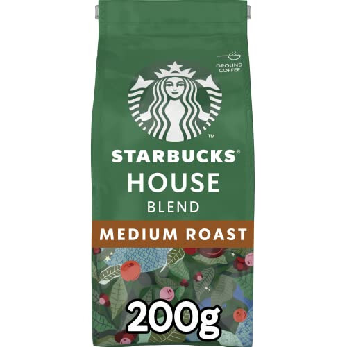 Starbucks STARBUCKS House Blend, Torr?faction Ambr?e, Caf? Moulu 200g (Pack de 6) 1