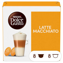 Nescaf? Dolce Gusto Latte Macchiato - Caf? Gourmand - 96 Capsules (Pack de 6 bo?tes x 16)