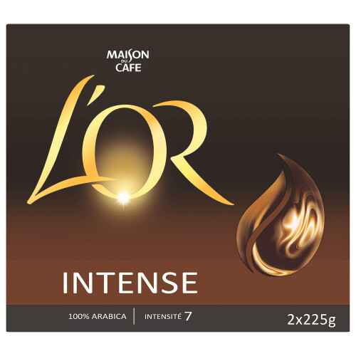 L'OR L'Or Caf? Moulu Intense 3kg (lot de 6 x 500g)