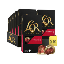 L'Or Espresso Caf? - 100 Capsules Splendente Intensit? 7 - compatibles Nespresso?* (lot de 10 x 10)