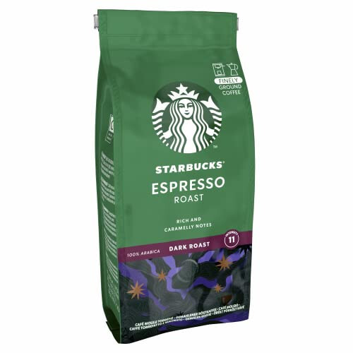 Starbucks STARBUCKS Espresso Roast, Torr?faction Brune, Caf? Moulu 200g (Pack de 6) 2