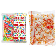 HARIBO - Croco - Bonbons G?lifi?s - Sachet Vrac 2 kg & Bonbon G?lifi? ?ufs au Plat 1,5 kg