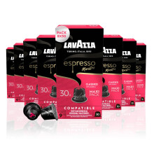 LAVAZZA - Caf? Espresso Maestro Classico - Caf? Capsule - 100 % Arabica - Lot de 8 x 30 Capsules Aluminium Compatibles Avec Les Machines Nespresso? (2