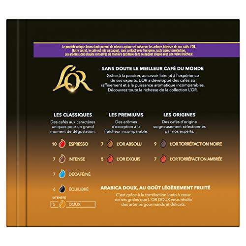 L'OR L'Or Caf? Moulu Doux 3Kg (lot de 6x(2x250g)) 1