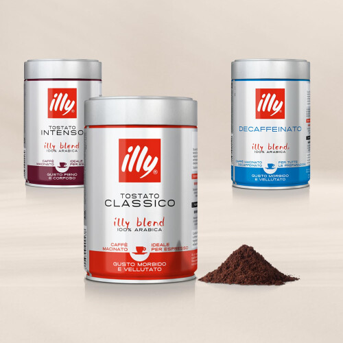 Illy Caf? moulu pour espresso Torr?fi? CLASSICO, 6 bo?tes de 250 g 2