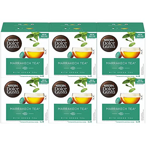 Nescafe Nescaf? Dolce Gusto Marrakech Tea - Th? - 96 Capsules (Pack de 6 bo?tes x 16)