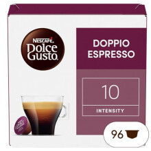 Nescaf? Dolce Gusto Double Espresso - Caf? - 96 Capsules (Lot de 6 bo?tes).