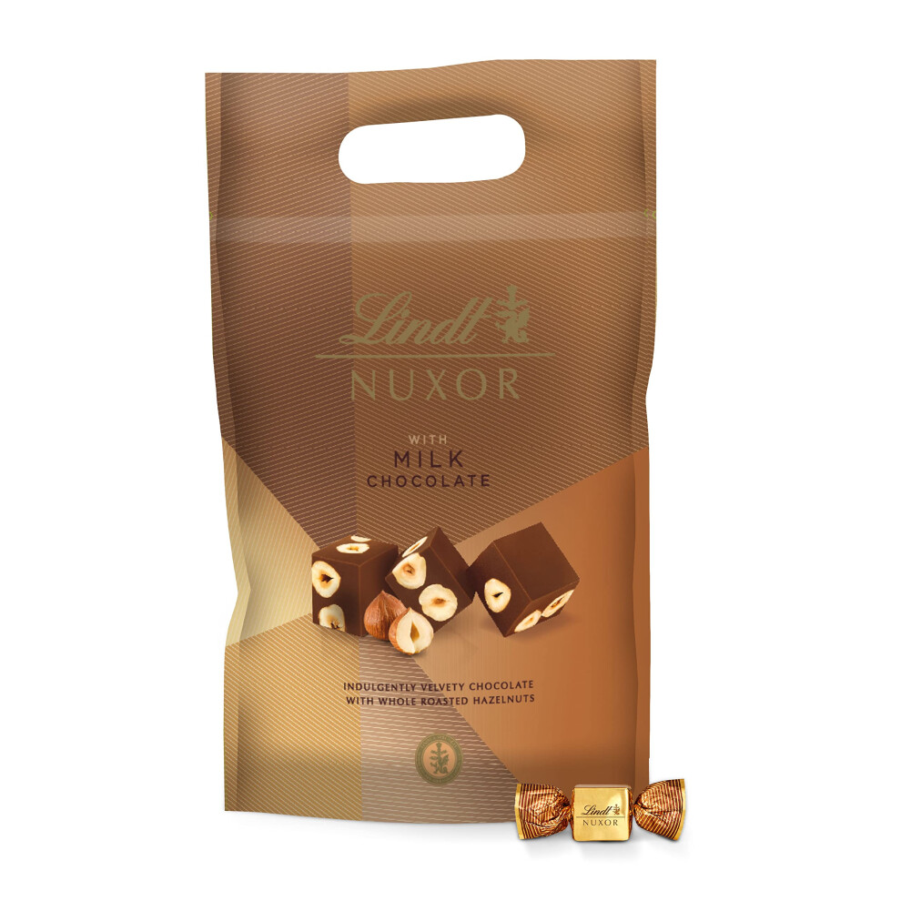 Lindt - Maxi Sachet NUXOR - Chocolat au Lait et Noisettes enti?res, 700g, 1 Unit? (Lot de 1)