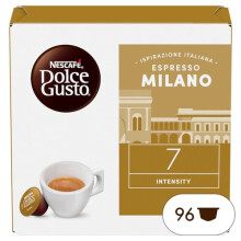 Nescaf? Dolce Gusto Espresso Milano - Caf? - 96 Capsules (Pack de 6 Bo?tes x 16)