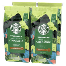 STARBUCKS Single-Origin Colombia, Torr?faction Ambr?e, Caf? en Grains 450g (Pack de 4)