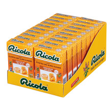 Ricola - Bonbons aux Plantes Suisses - Parfum Miel et Plantes - Sans Sucres - 20 Bo?tes de 50g
