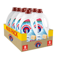 Chanteclair - Lessive Liquide Concentr?es Marseille, Enrichie au D?graissant, Ultra D?tachantes et Efficaces aussi ? Froid, 40 lavages - 8x 1800 ml