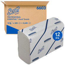 Scott? Hand Towels - Narrow-Fold/White