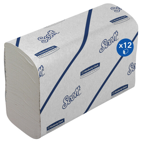 Scott? Hand Towels - Narrow-Fold/White 1