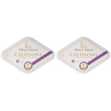 Les Ruchers du Luberon - Boite Losange Tradition 350 g de 28 Calissons d?Aix - Recette au Miel de Lavande de Provence (Lot de 2)