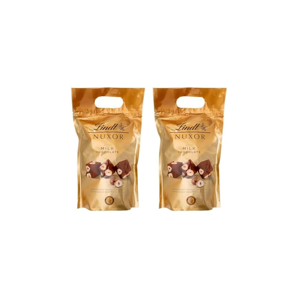 Lindt - Maxi Sachet NUXOR - Chocolat au Lait et Noisettes enti?res, 700g, 1 Unit? (Lot de 2)
