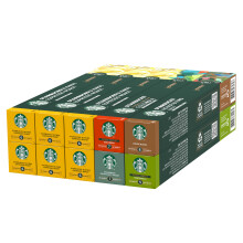 STARBUCKS Coffee Shop Classics - STARBUCKS Blonde Espresso Roast Pack by Nespresso, Capsules de Caf? 10 x 10 (100 Capsules) - Exclusivit? Amazon