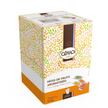 C?moi Distributeur de 220 P?tes de Fruits emball?es individuellement Assortiment de 4 Parfums 4,510 kg