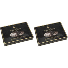 Chevaliers d'Argouges - Assortiment de chocolats noir, lait, blanc - Coffret cadeau prestige - 300g (Lot de 2)