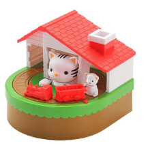 Sparschwein für Kinder, elektronisches Katzenhaus, Münz- und Mausgeld, das automatisch eine Sparbox stiehlt