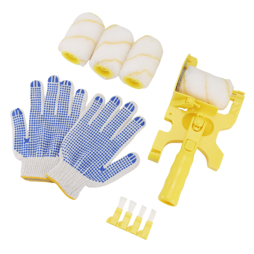 11Pcs Paint Roller Brush Set Multifunctional Hand-Held Clean-Cut Edger Portable Home Improvement Tool 2