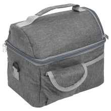 Bolsa térmica grande para picnic, para mujeres, hombres y niños, con correa de hombro ajustable y doble capa.