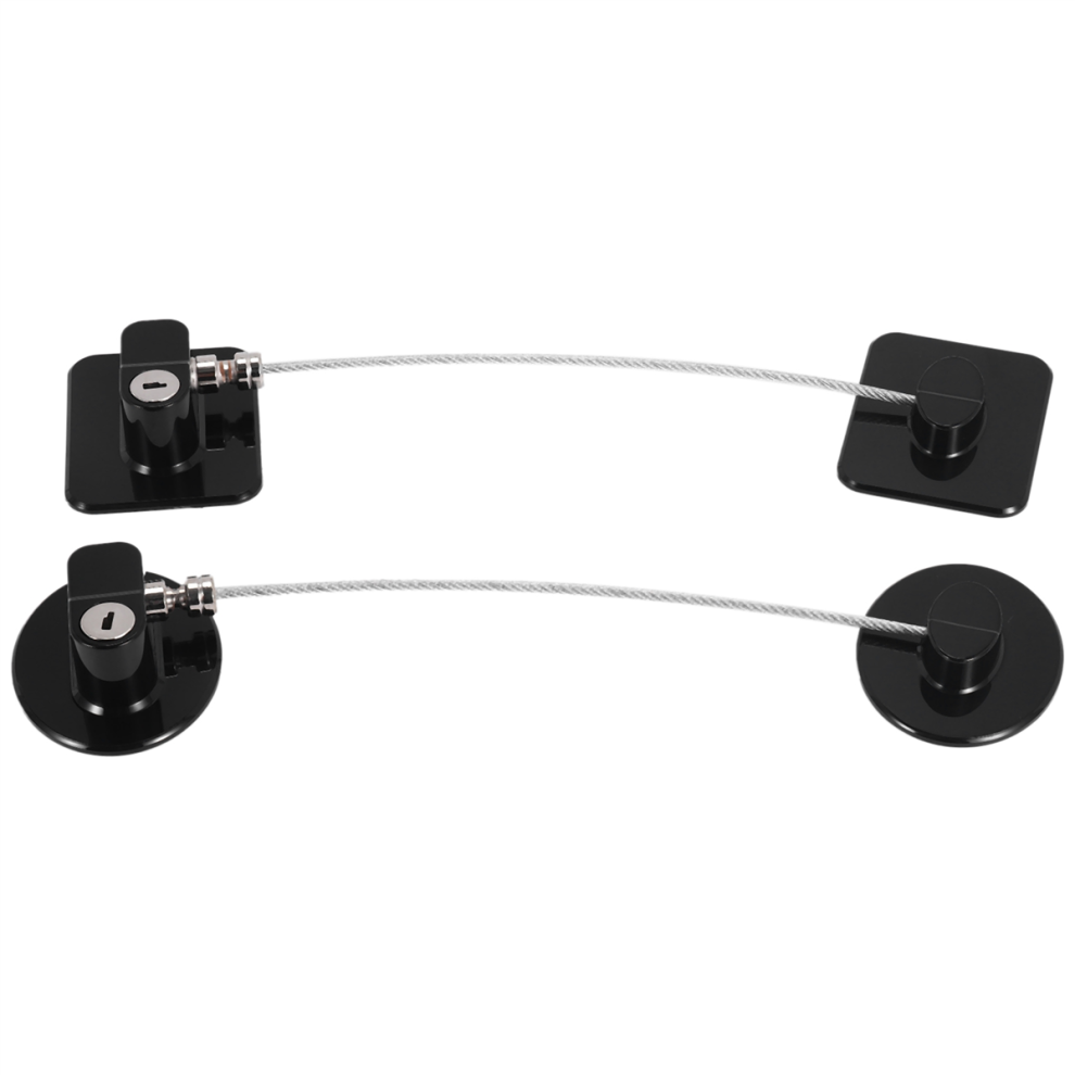 4 Pieces Fridge Lock Refrigerator With 8 Keys For Children Kids, Freezer Child Safety Cabinet Jojomino